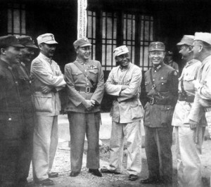 Nationalist Chinese army officers with US advisors right before Jap's ...