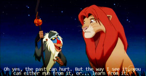 Lion King Quotes The Past Can Hurt