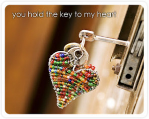 You Are The Key To My Heart, You Are in My Heart Card