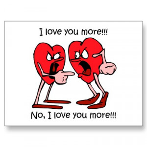 Funny love Postcard image photo picture