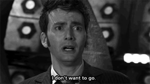Doctor Who The tenth Doctor + very sad quote :(