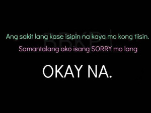 Sorry Love Quotes For Her Tagalog