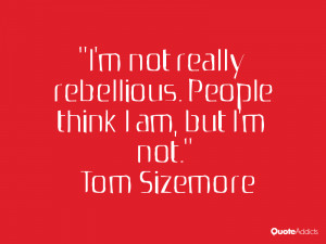 tom sizemore quotes i m not really rebellious people think i am but i ...