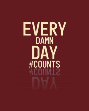 Every Damn Day #Counts