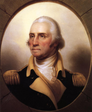 Portrait of George Washington by Rembrandt Peale, circa 1850