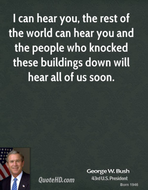 can hear you, the rest of the world can hear you and the people who ...