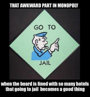 That awkward part in monopoly