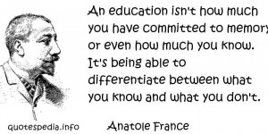quotes reflections aphorisms - Quotes About Knowledge - An education ...