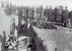 ... Sioux killed at Wounded Knee,Pine Ridge Reservation, South Dakota