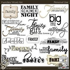 Family Quotes For Scrapbooking Scrapbookbytes.com. families