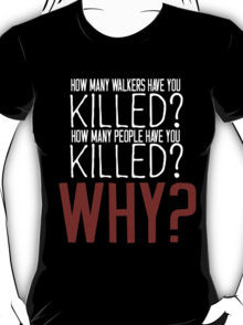 The Walking Dead Killer Questions T-Shirt