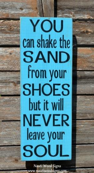 Decor Beach Sign You Can Shake The Sand From Your Shoes Beach House ...