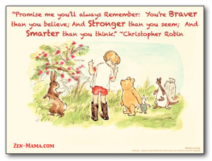 loved reading and watching Winnie the Pooh as a child.