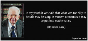 Quotes by Ronald Coase