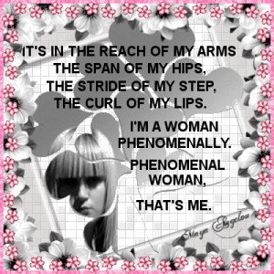 Phenomenal Woman ~ SBW1