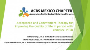 Acceptance and Commitment therapy for improving quality of life ...