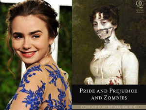 Lily Collins to star as Elizabeth Bennet in 'Pride, Prejudice and ...