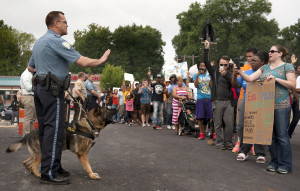 ... Ferguson, Missouri, Aug. 10, 2014. (Source: AP Photo / Sid Hastings