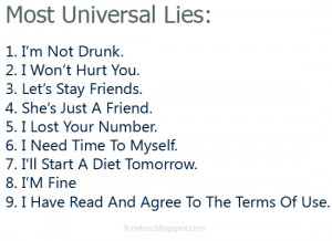 Most Universal Lies - Universal Truth