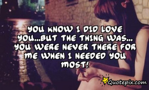 You Were Never There Quotes