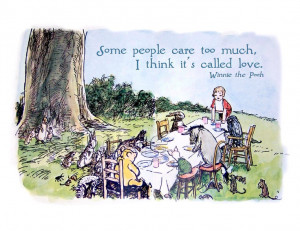 Winnie The Pooh and Friends -Some People Care Too Much - Vintage ...