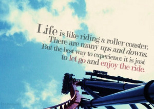 Life's like a roller coaster