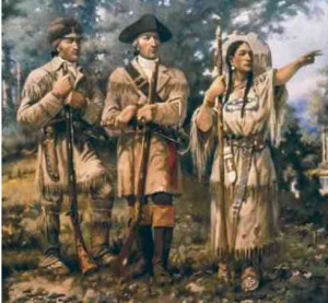 sacagawea facts that she pointed to approaching indians and sucked her