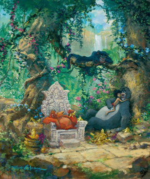 KING LOUIE, BAGHEERA, MOWGLI & BALOO ~ The Jungle Book, 1967...I ...