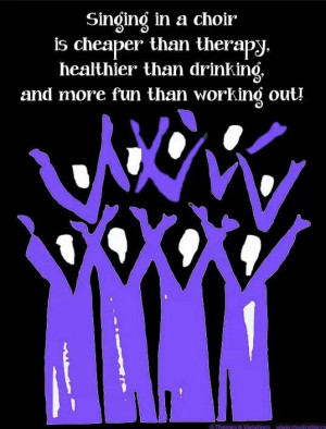 Choir! I've been wanting to join a community choir for years. Dream ...