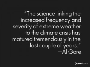 The science linking the increased frequency and severity of extreme ...