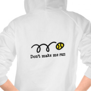 Women's tennis clothing | hoodie with funny quote