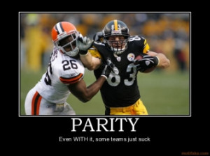 PARITY - Even WITH it, some teams just suck