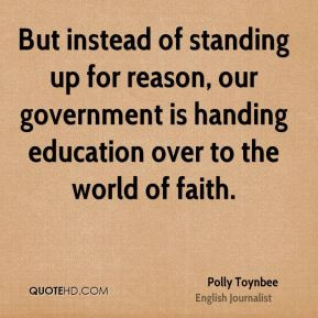polly toynbee polly toynbee but instead of standing up for reason our