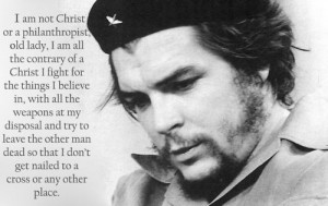 ... de todos los estudiantes universitarios, el comandante Che Guevara