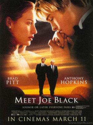 Meet Joe Black'movie starring Anthony Hopkins and Brad Pitt 1988