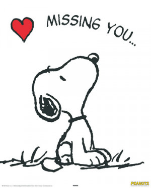 Missing You... -- Snoopy
