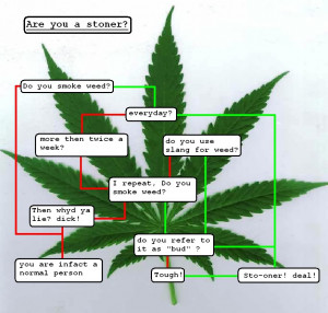 Stoner is one who smokes cannabis, otherwise known as marijuana, pot ...