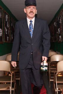 Polar Express ward party - hallway train interior, conductor, tickets ...