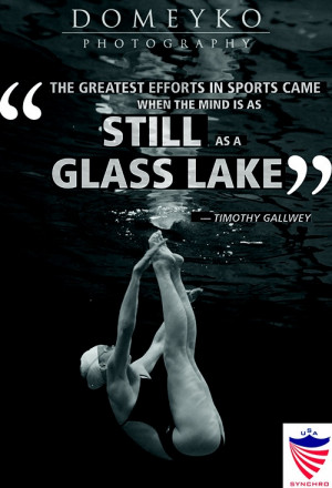 The greatest efforts in sports came when the mind is as still as a ...