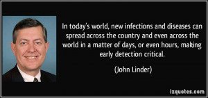 In today's world, new infections and diseases can spread across the ...