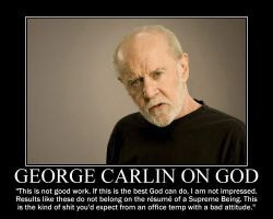 George Carlin on God by fiskefyren