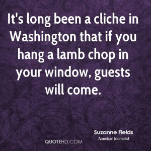 Long Been Cliche Washington That You Hang Lamb Chop