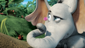 Jim Carrey does the voice of Horton in HORTON HEARS A WHO.