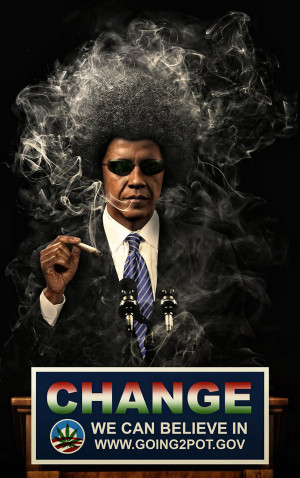 Barack Obama Smoking Marijuana
