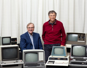 ... and Paul Allen reunite and recreate their classic 1981 Microsoft photo