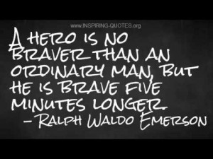 Inspiring Quotes: Ralph Waldo Emerson on Bravery | PopScreen