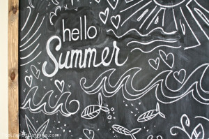 Summer Chalkboard Ideas Summer chalkboard