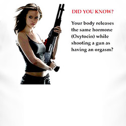Pro NRA Terminator TV Summer Glau Guns Extacy Quote Cool Gun