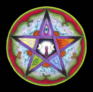 This beautiful Samhain Wheel of the Year mandala is by ...