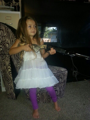 Phil Robertson @Duck_Dynasty would be proud of this little yuppie girl ...